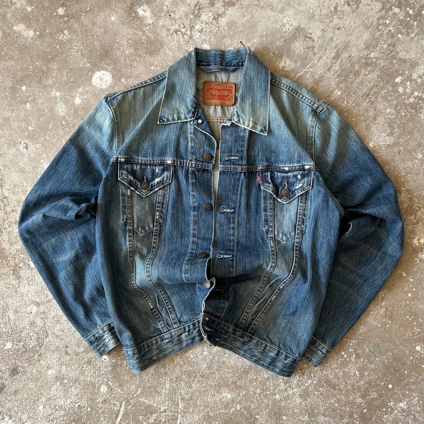Vintage Levi's Laguna Beach California Faded Denim Jacket - M