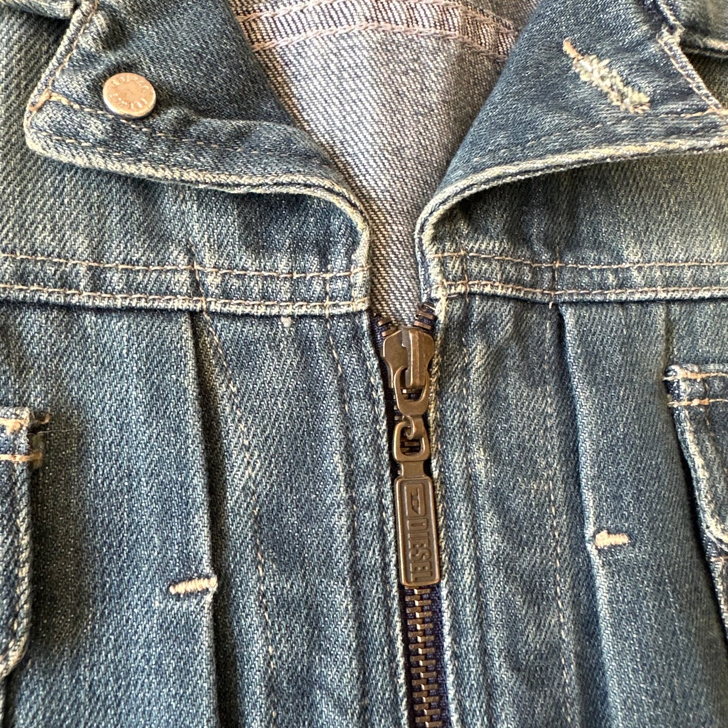 Vintage Diesel Washed Y2K Denim
Jacket - M