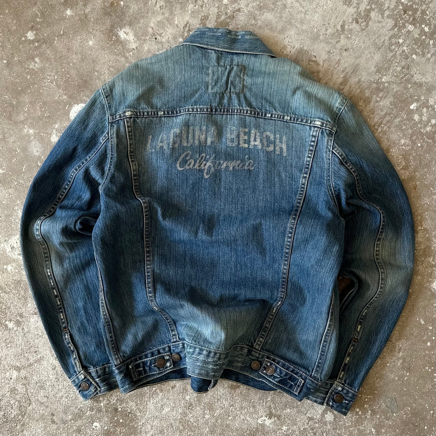 Vintage Levi's Laguna Beach California Faded Denim Jacket - M