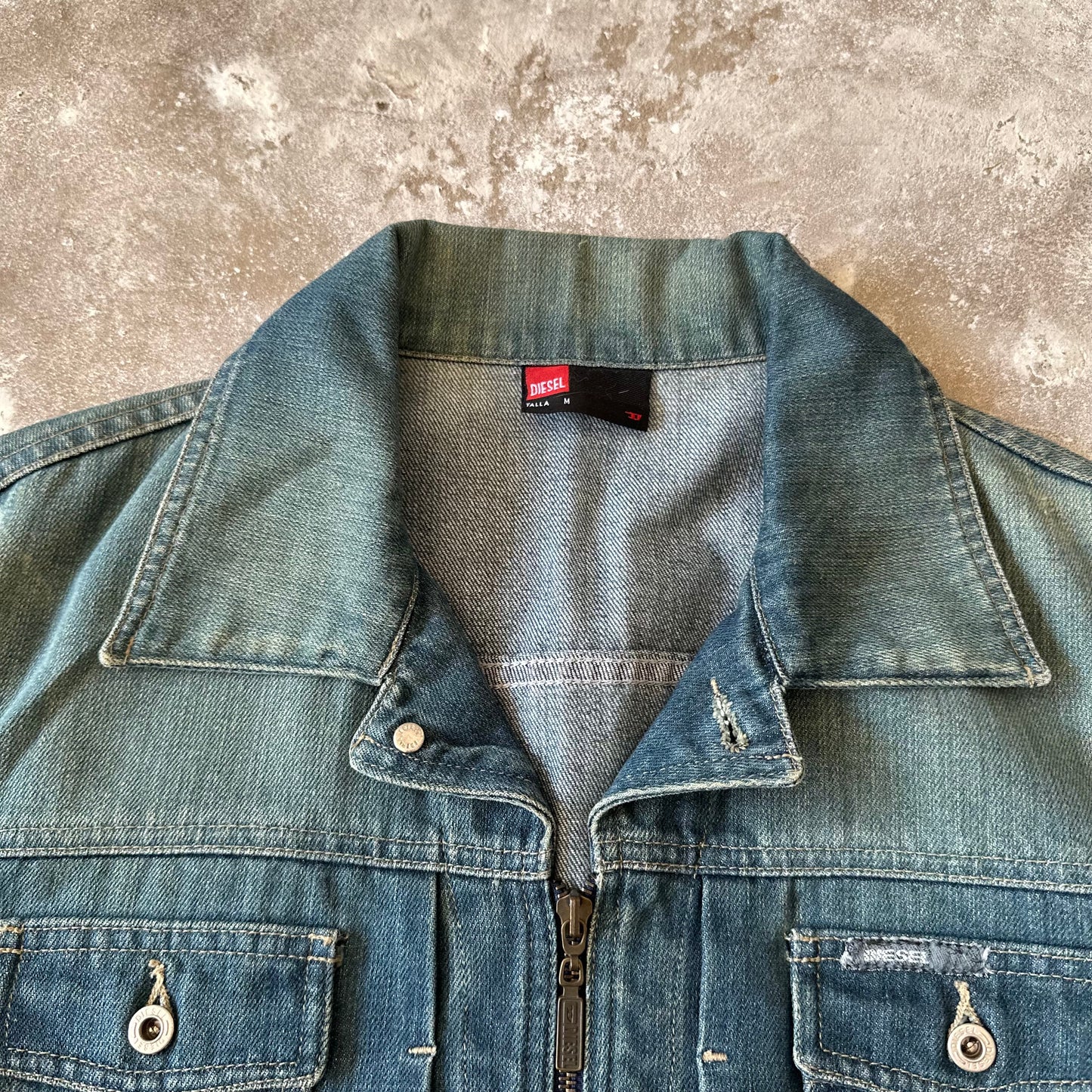 Vintage Diesel Washed Y2K Denim
Jacket - M