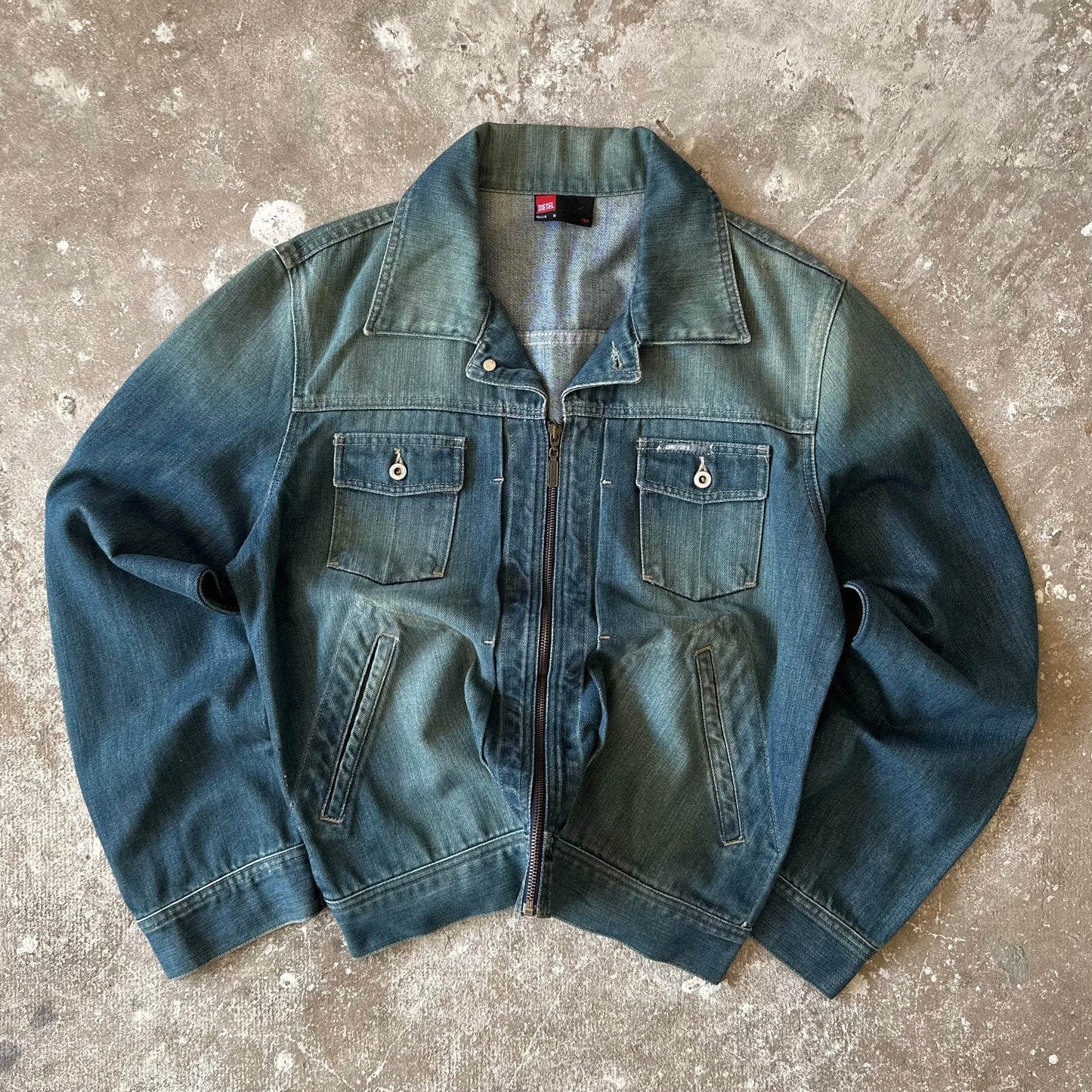 Vintage Diesel Washed Y2K Denim
Jacket - M
