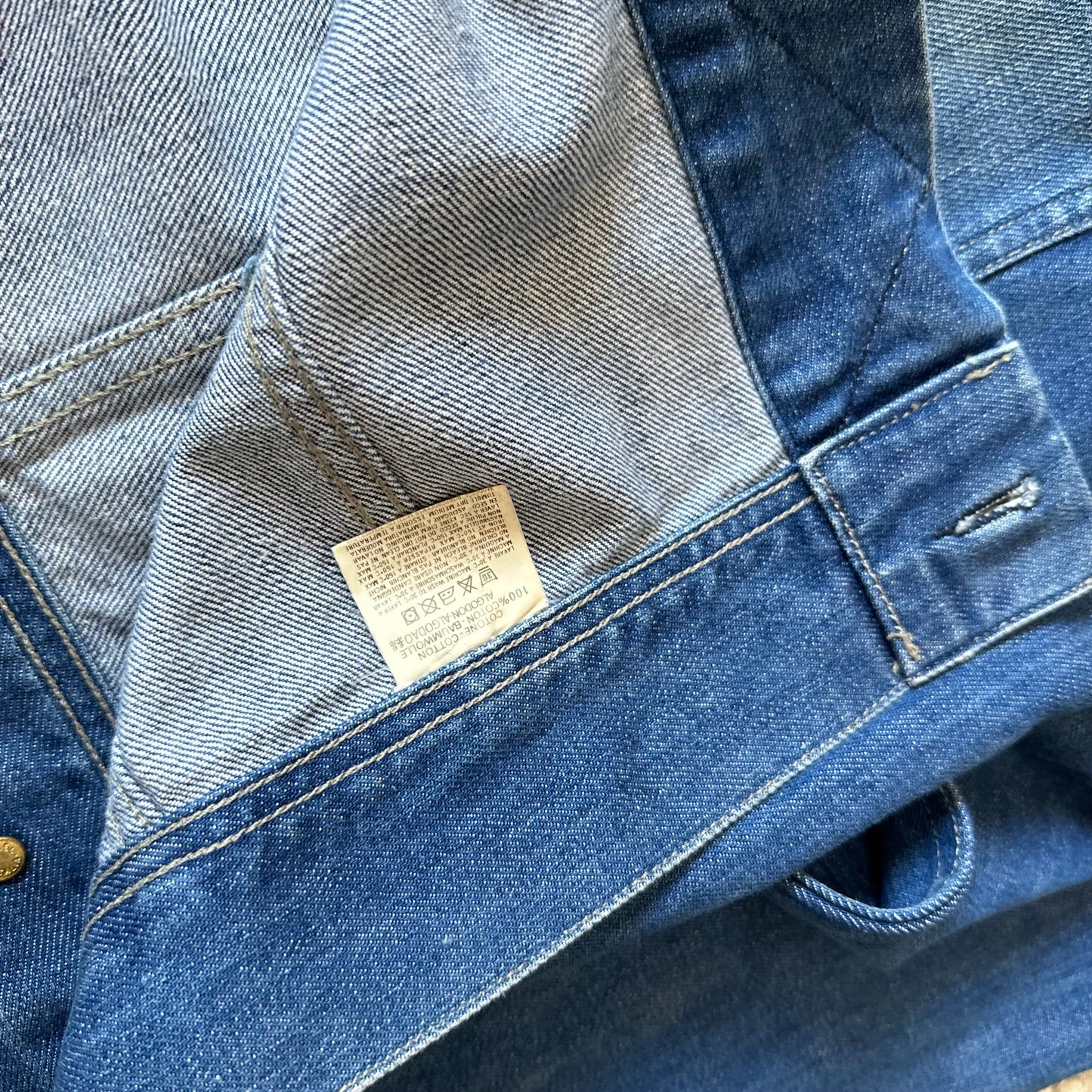 Vintage Diesel Washed Y2K Denim Jacket - 2XL