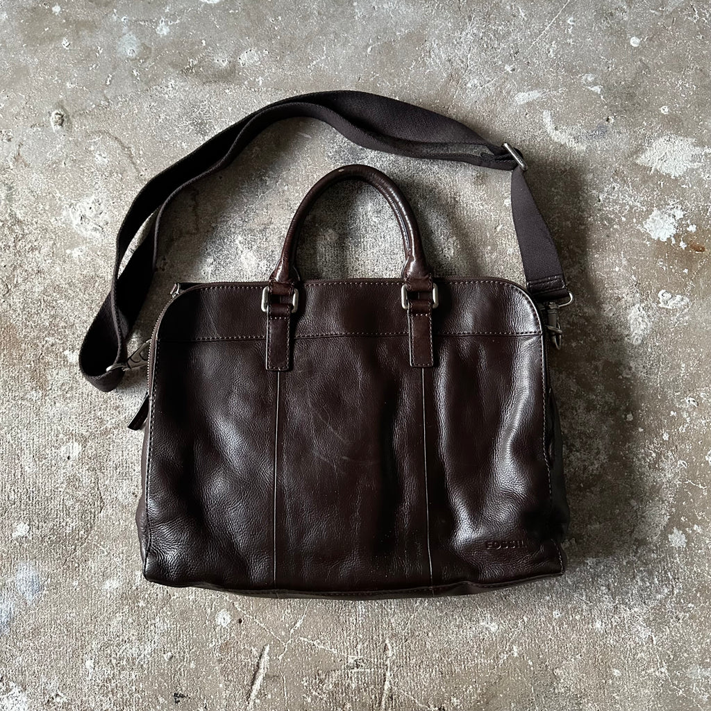Fossil Genuine Leather Brown CrossBag