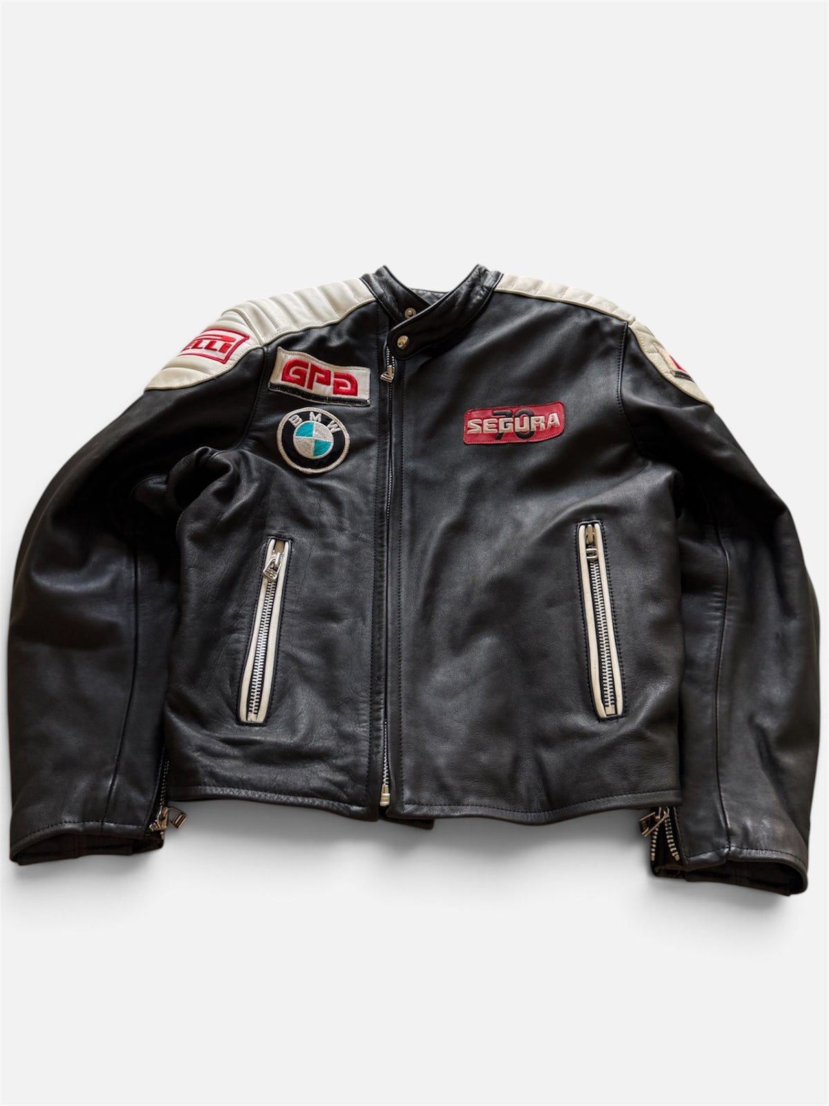 Vintage Segura 70 "Grand Prix Collection" leather racing jacket