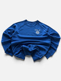 UCLA Heritage Crewneck Sweatshirt Royal Blue Raglan Seal Logo- S