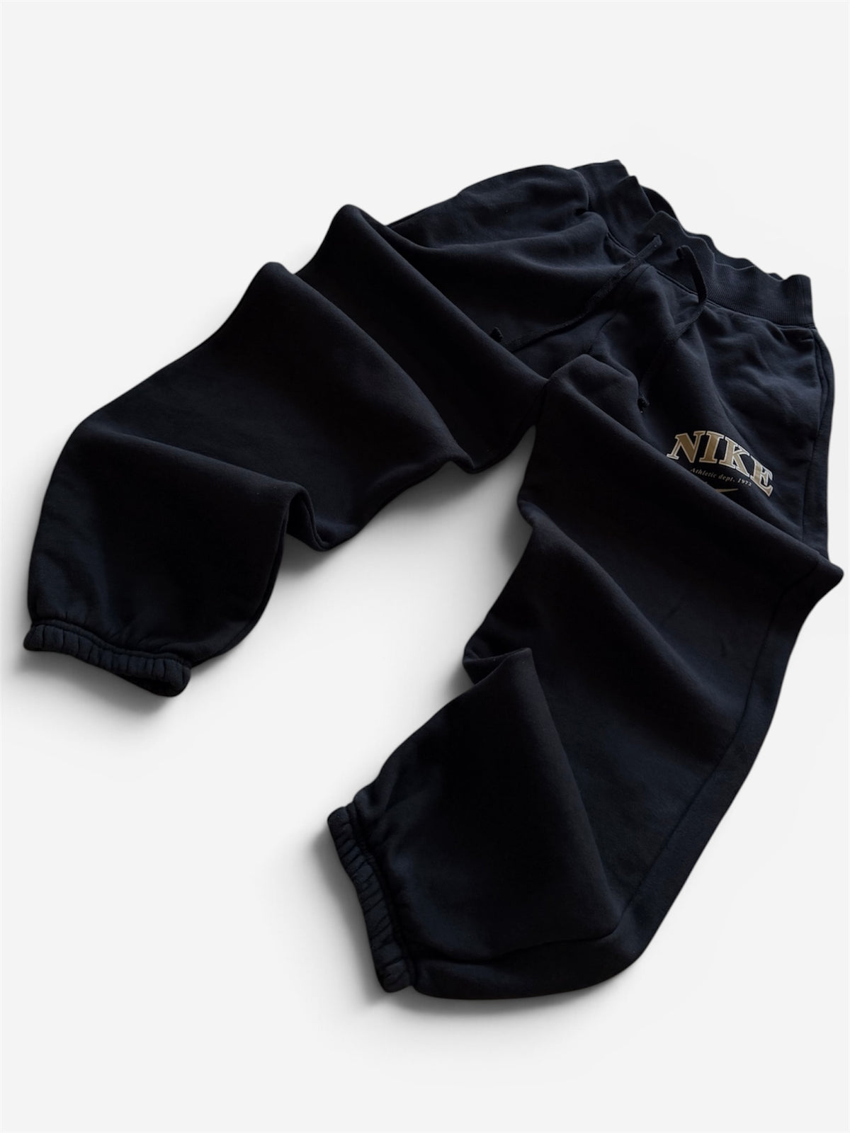 Nike "Athletic Dept. 1972" Fleece Joggers, Black- XS