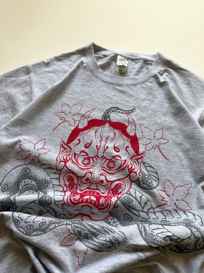 Graphic Grey Tshirt- S