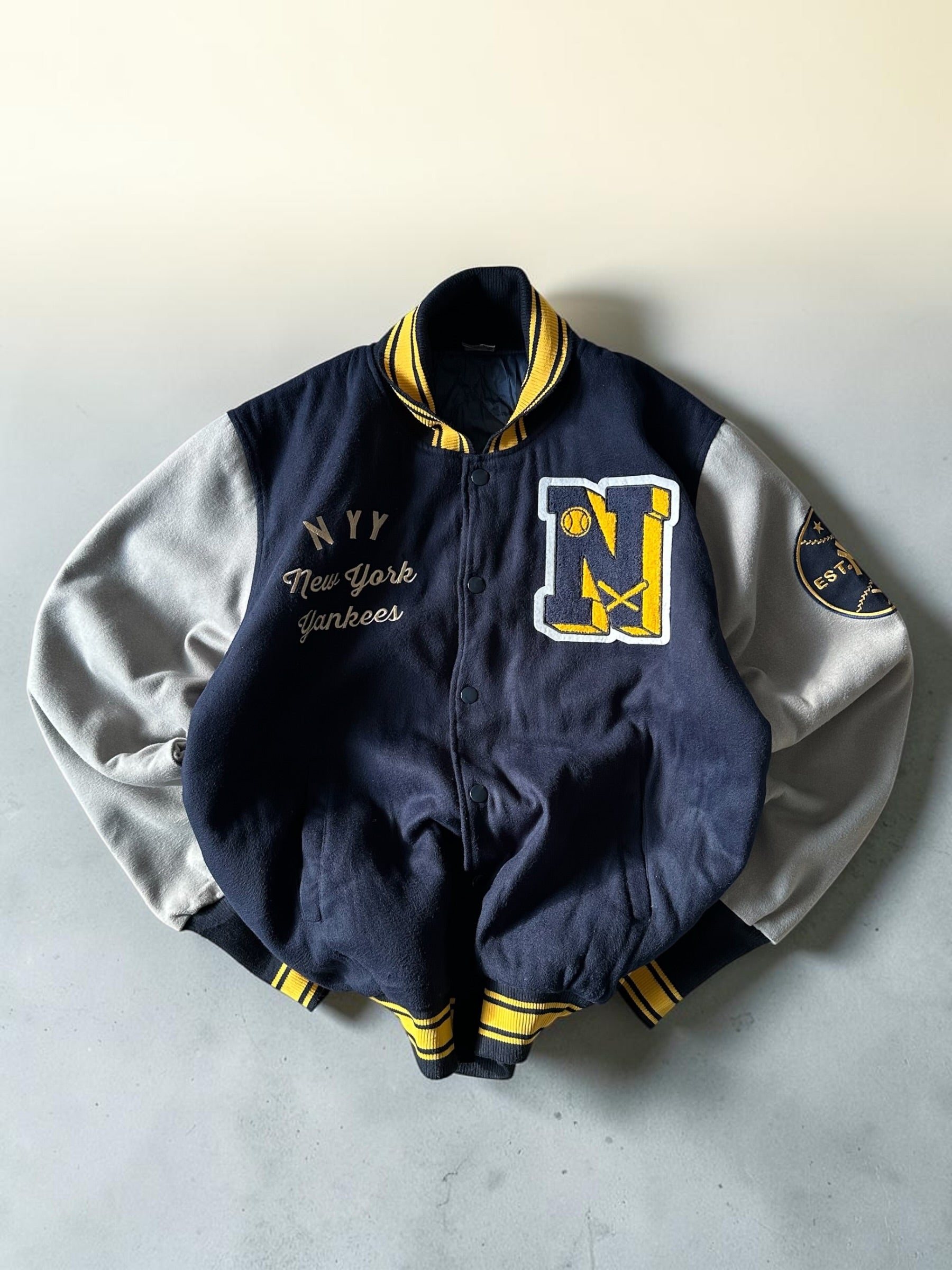 Vintage Majestic NY Yankees Varsity Jacket - 2XL