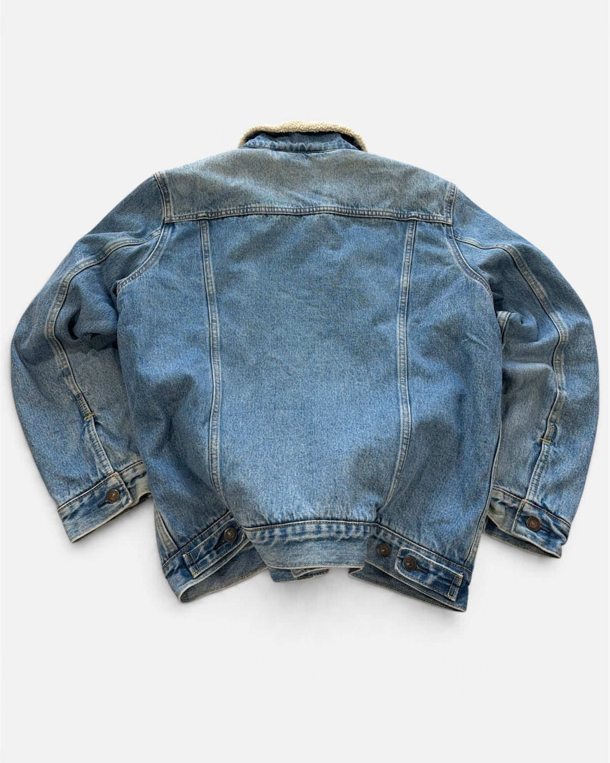 Levi's Sherpa-Lined Denim Trucker Jacket- Men's XL