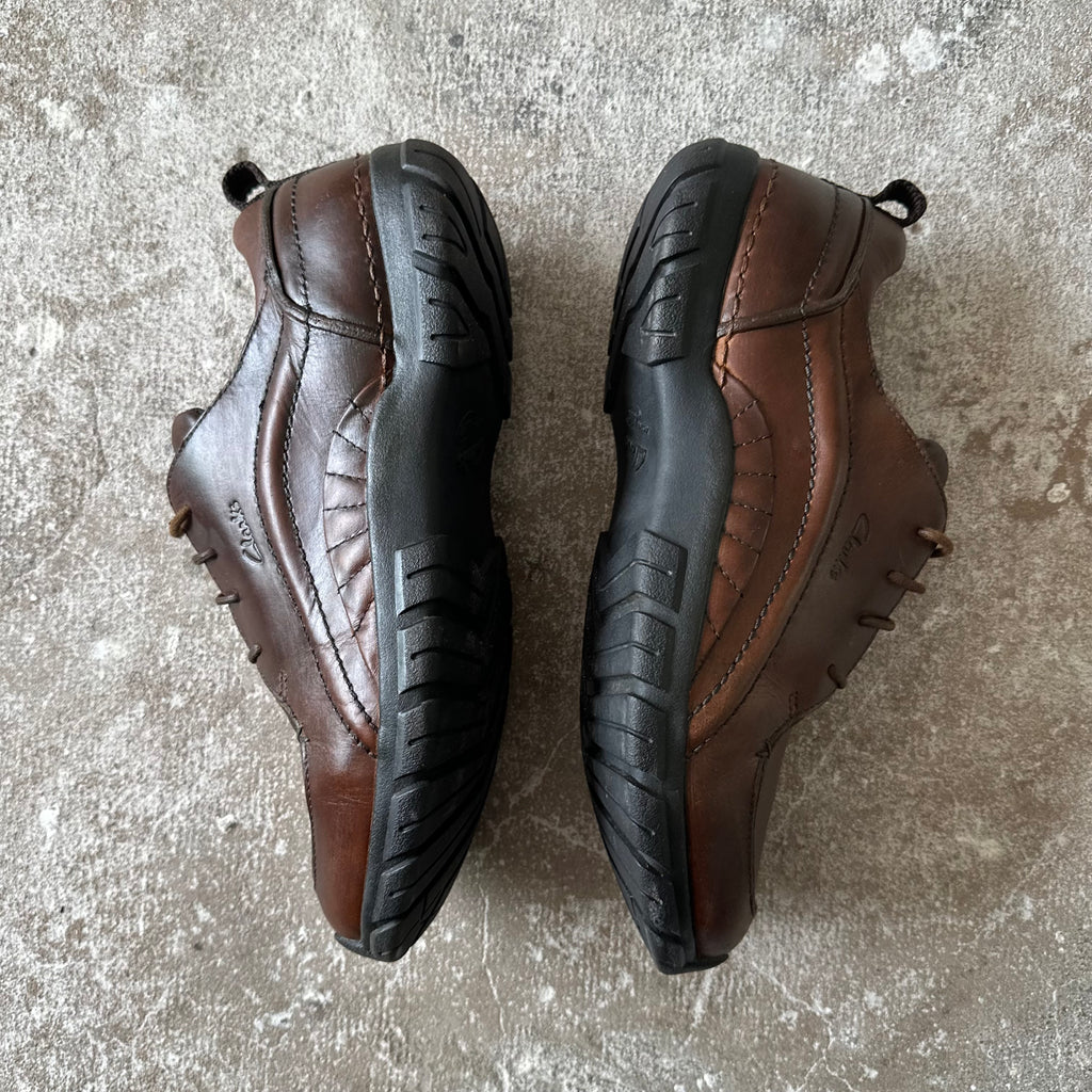 Clarks Brown Leather Shoes - 44.5
