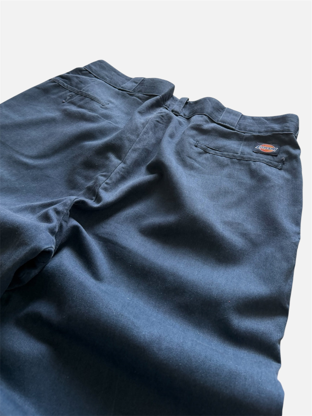 Dickies 874 Flannel-Lined Navy Work Pants Made in USA- 38x32