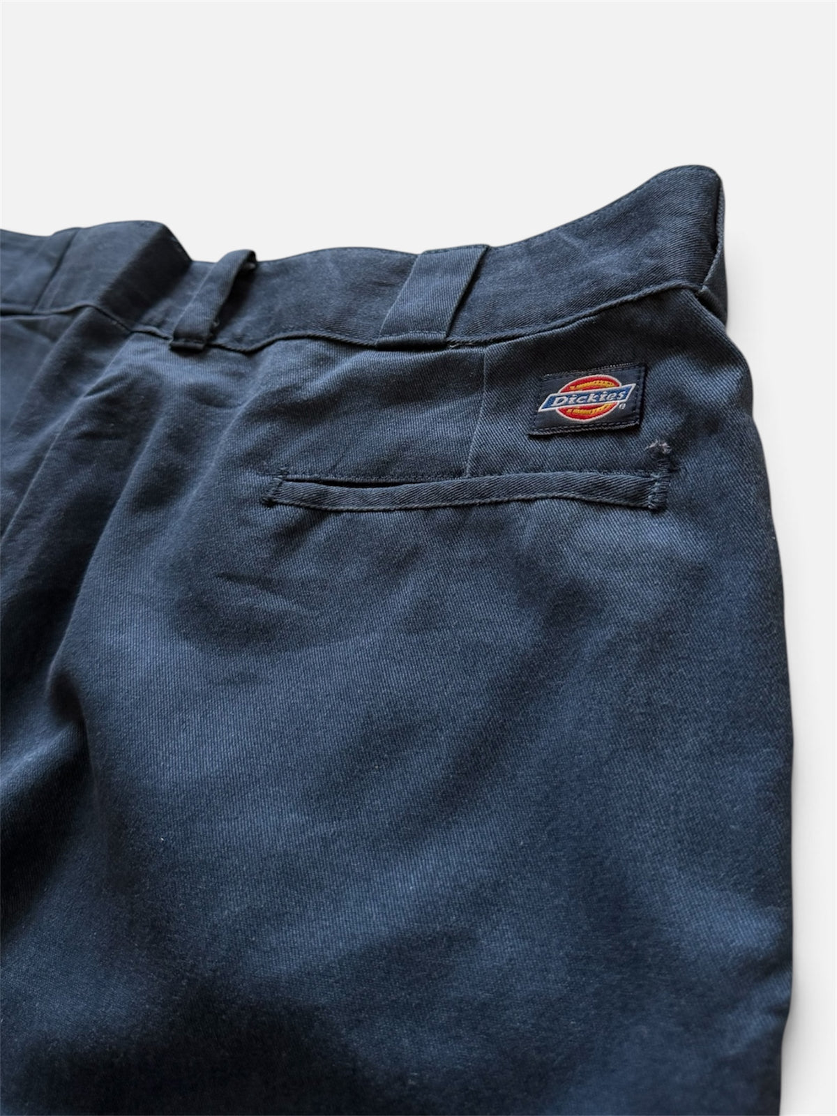 Dickies 874 Flannel-Lined Navy Work Pants Made in USA- 38x32