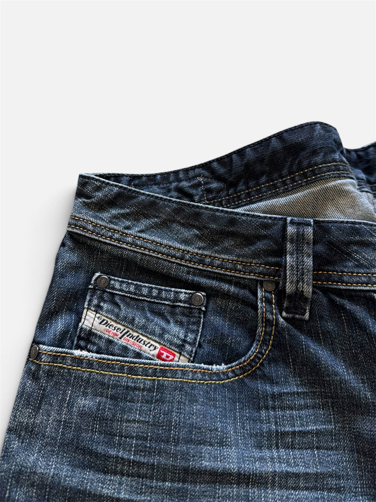 Diesel Industry Denim Division Jeans — Dark Wash, Made in Italy- 38