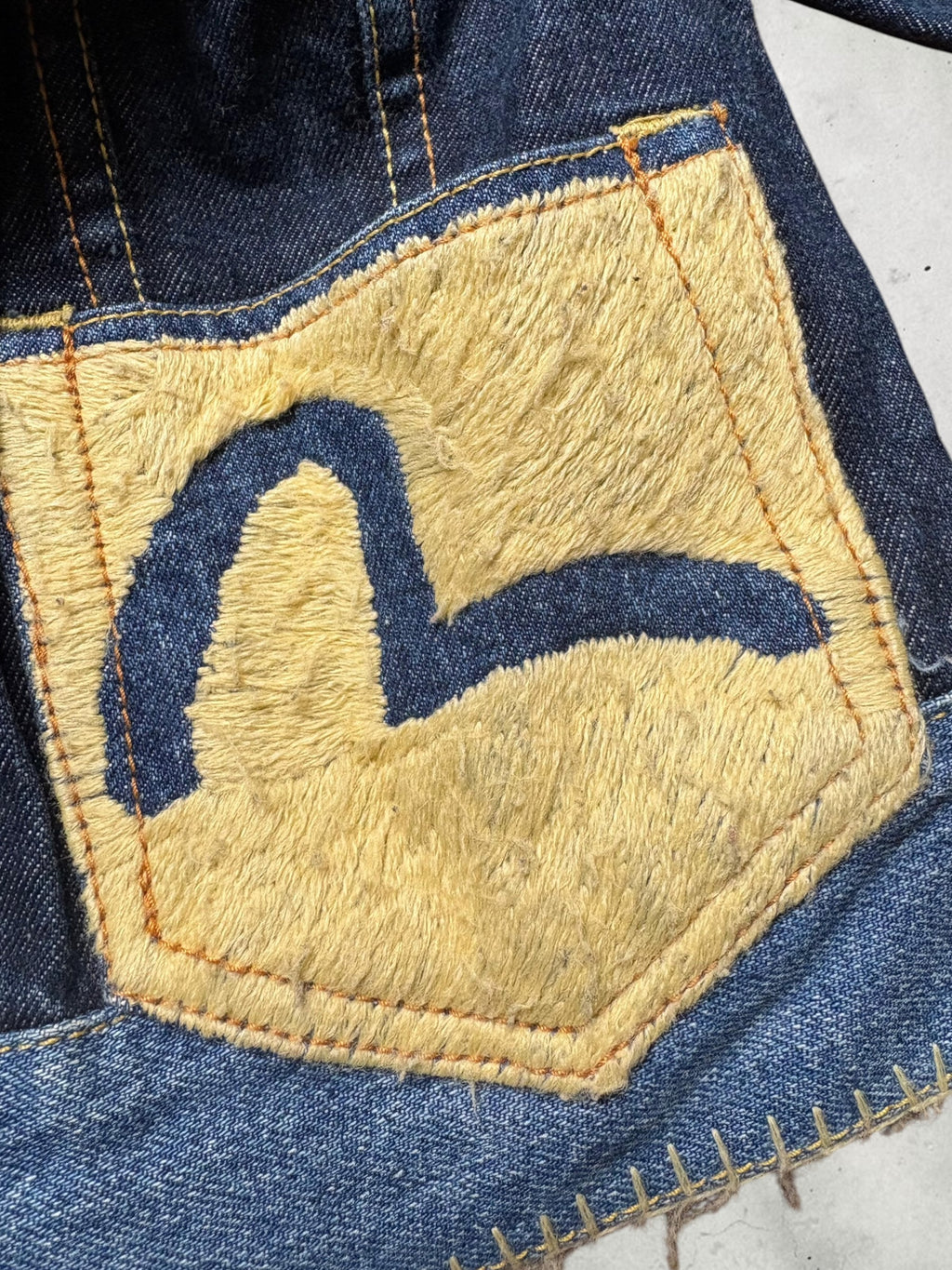 Evisu Denim Jeans Jacket