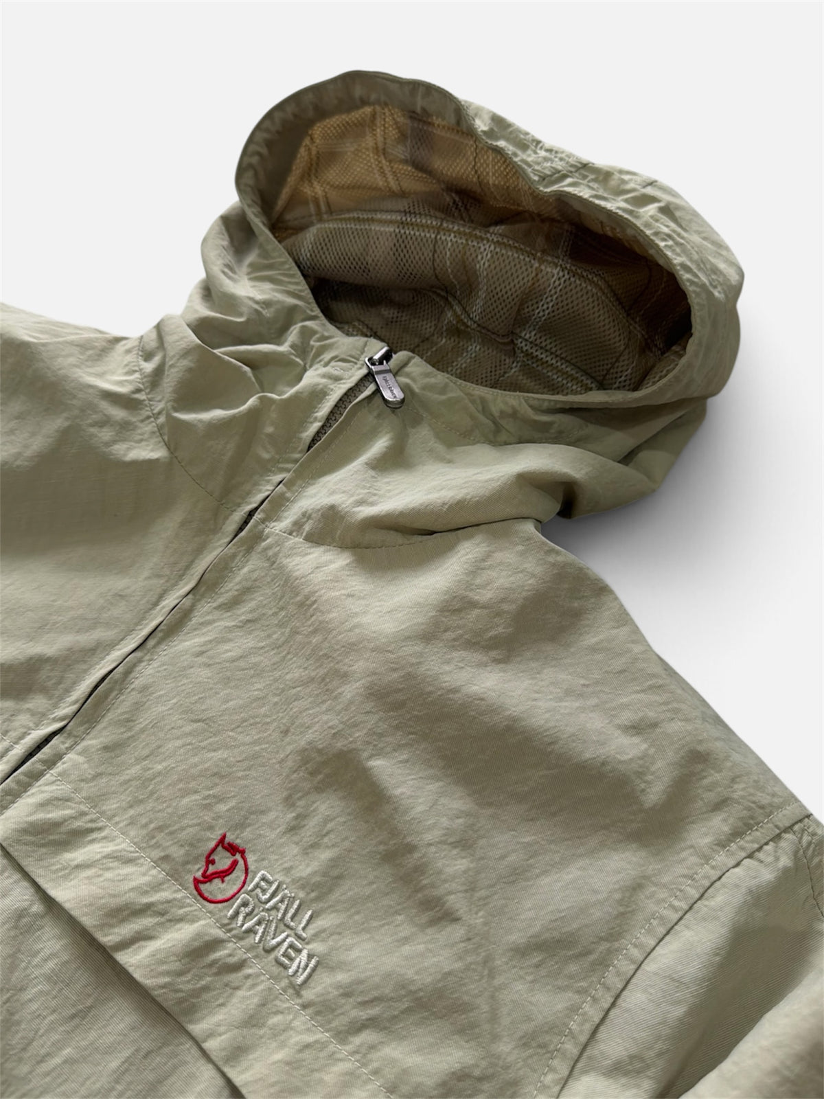 Vintage Fjällräven Hooded Jacket Beige Gorpcore- S