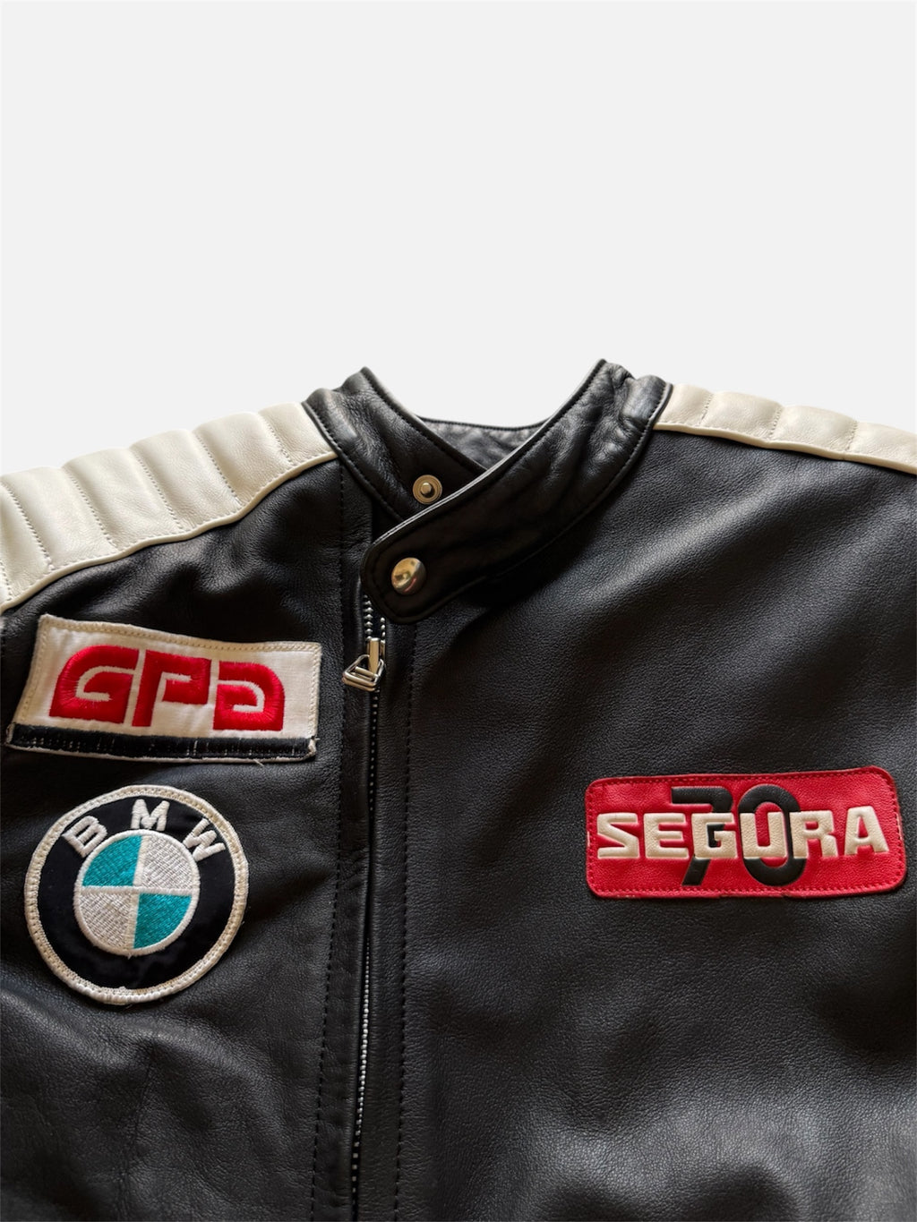 Vintage Segura 70 "Grand Prix Collection" leather racing jacket