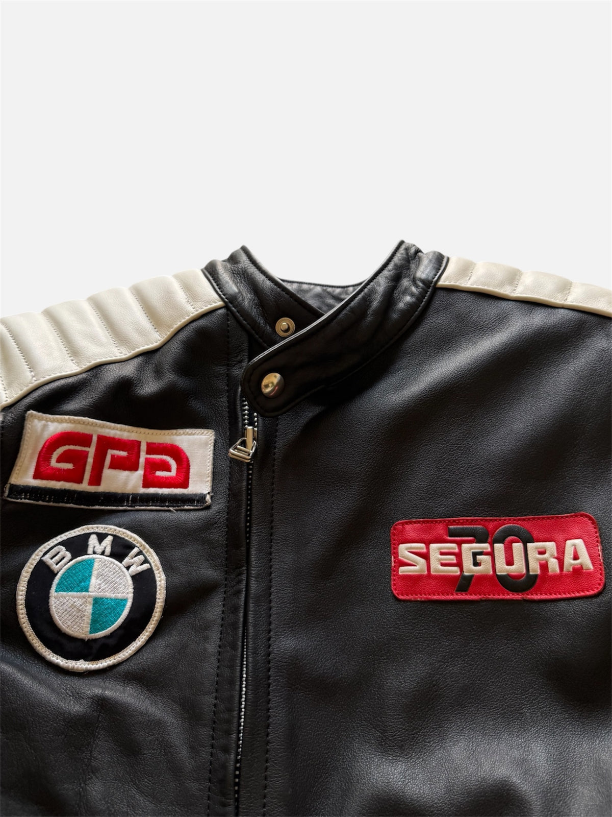 Vintage Segura 70 "Grand Prix Collection" leather racing jacket