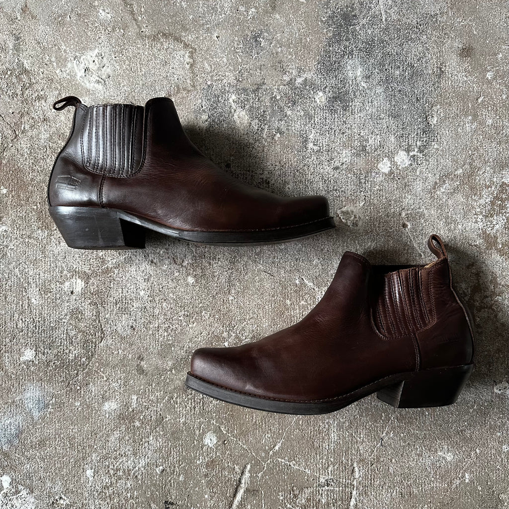 Brown Ankle Leather Boots - 42