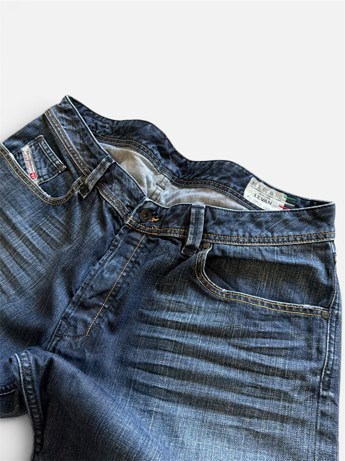 Diesel Industry Denim Division Jeans — Dark Wash, Made in Italy- 38