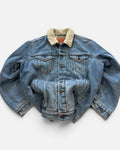 Levi's Sherpa-Lined Denim Trucker Jacket- Men's XL