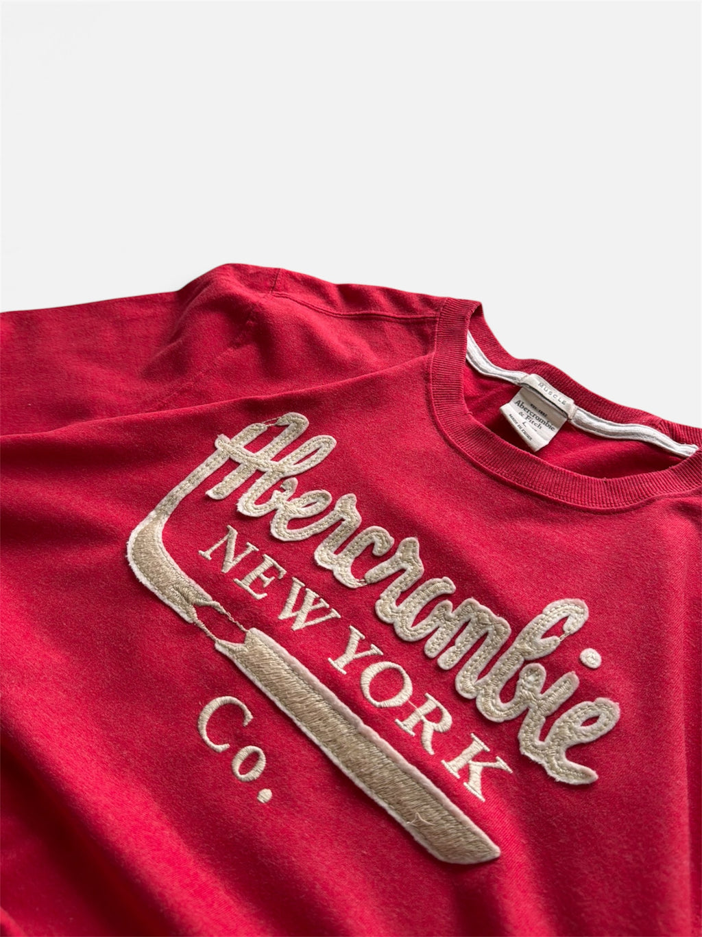 Vintage 2000s Abercrombie & Fitch Embroidered Long Sleeve Shirt - L