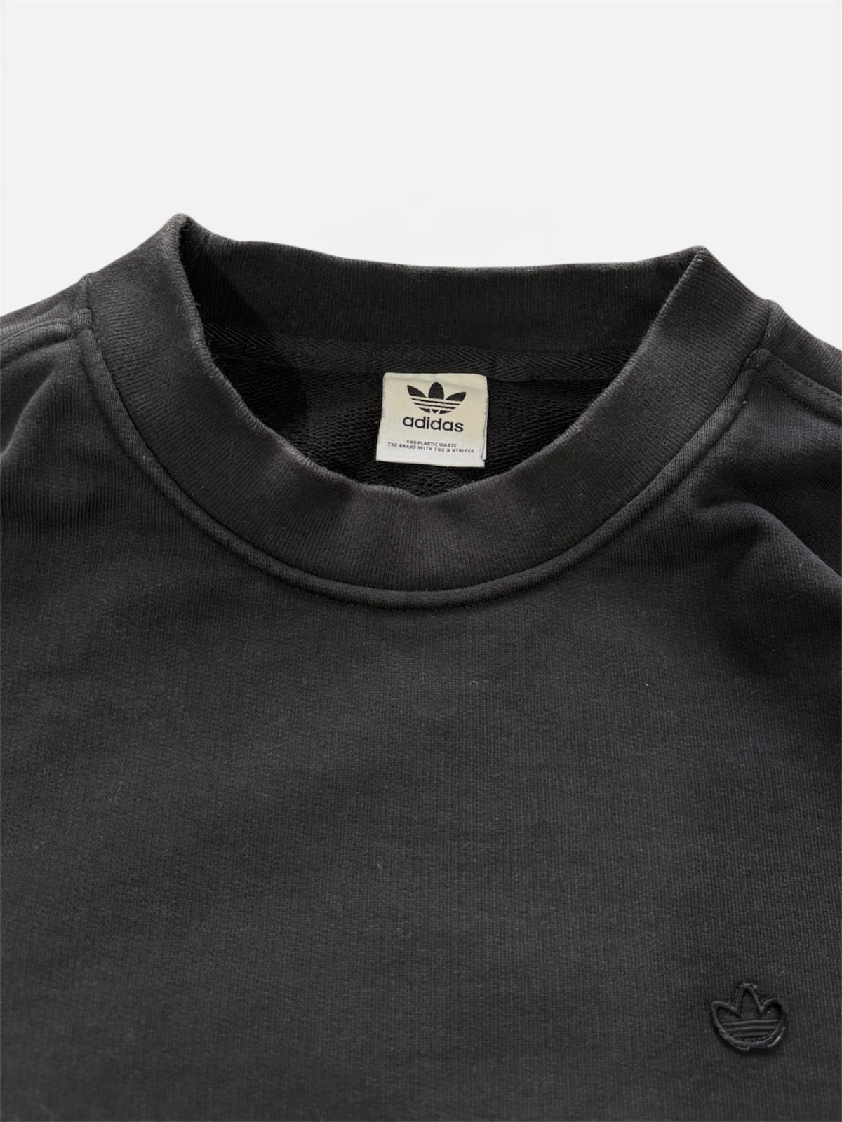 Adidas Originals Heavyweight Cotton Crewneck Sweatshirt, Oversized- XL