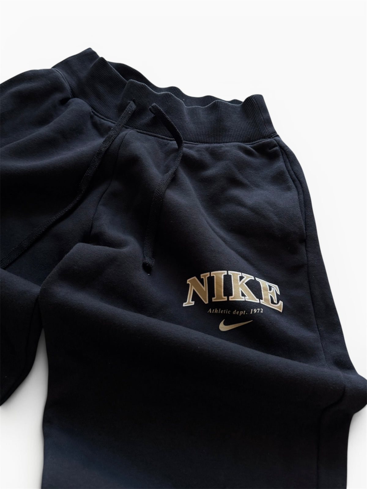 Nike "Athletic Dept. 1972" Fleece Joggers, Black- XS