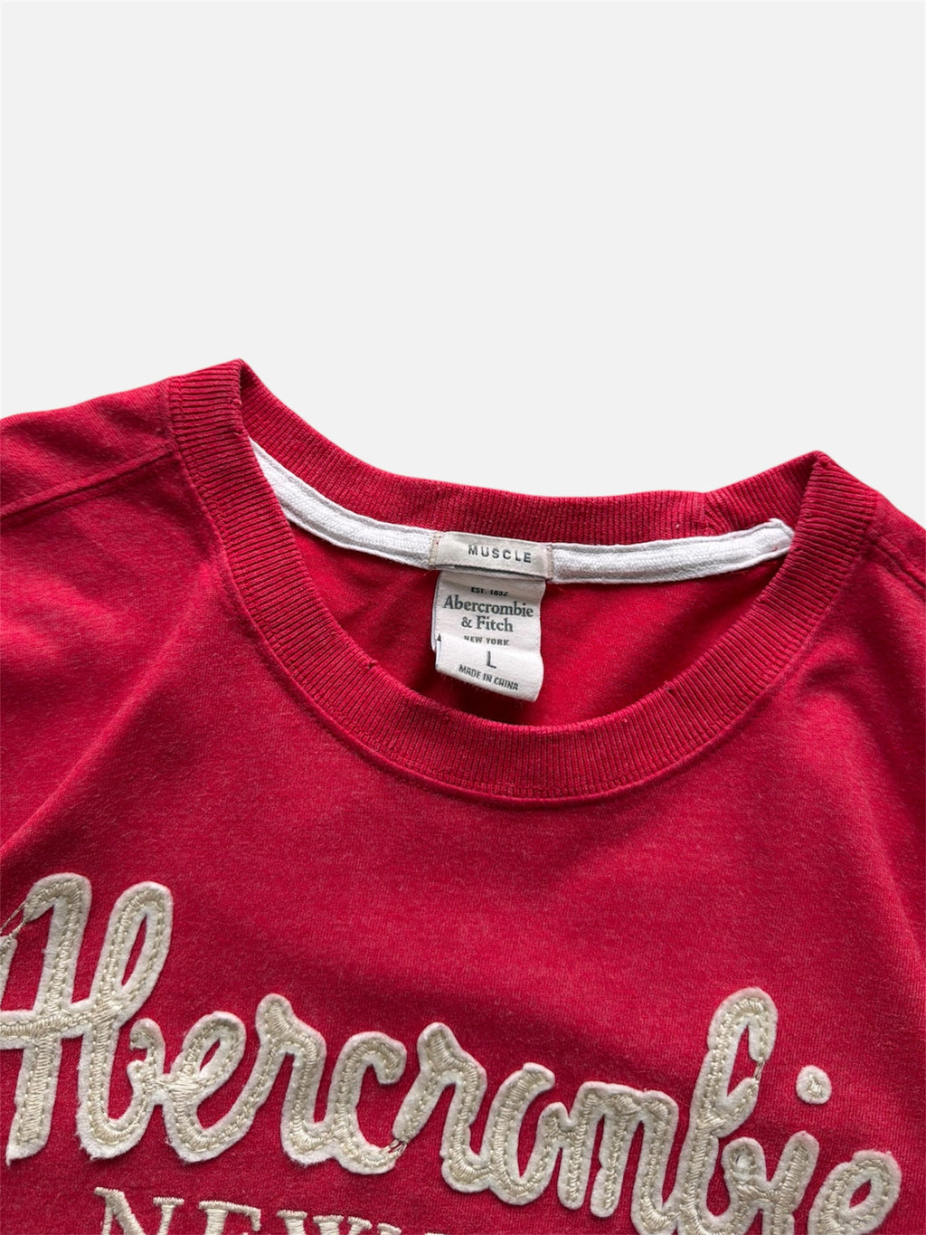 Vintage 2000s Abercrombie & Fitch Embroidered Long Sleeve Shirt - L