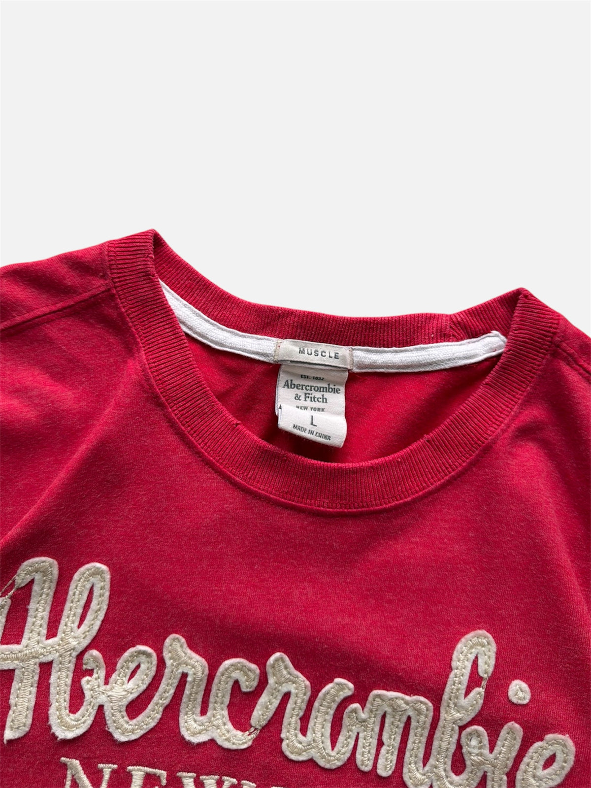 Vintage 2000s Abercrombie & Fitch Embroidered Long Sleeve Shirt - L