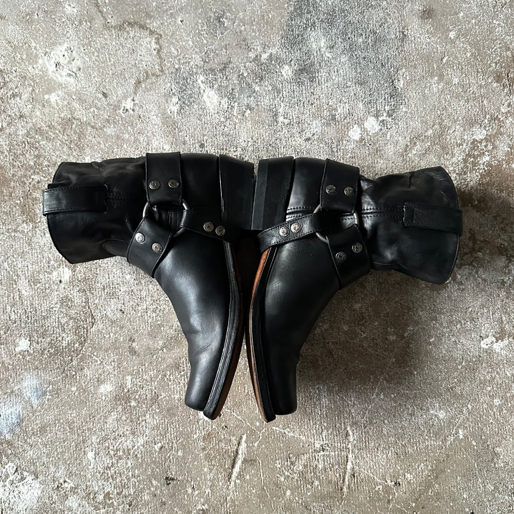 Black Biker Ankle Boots - 41