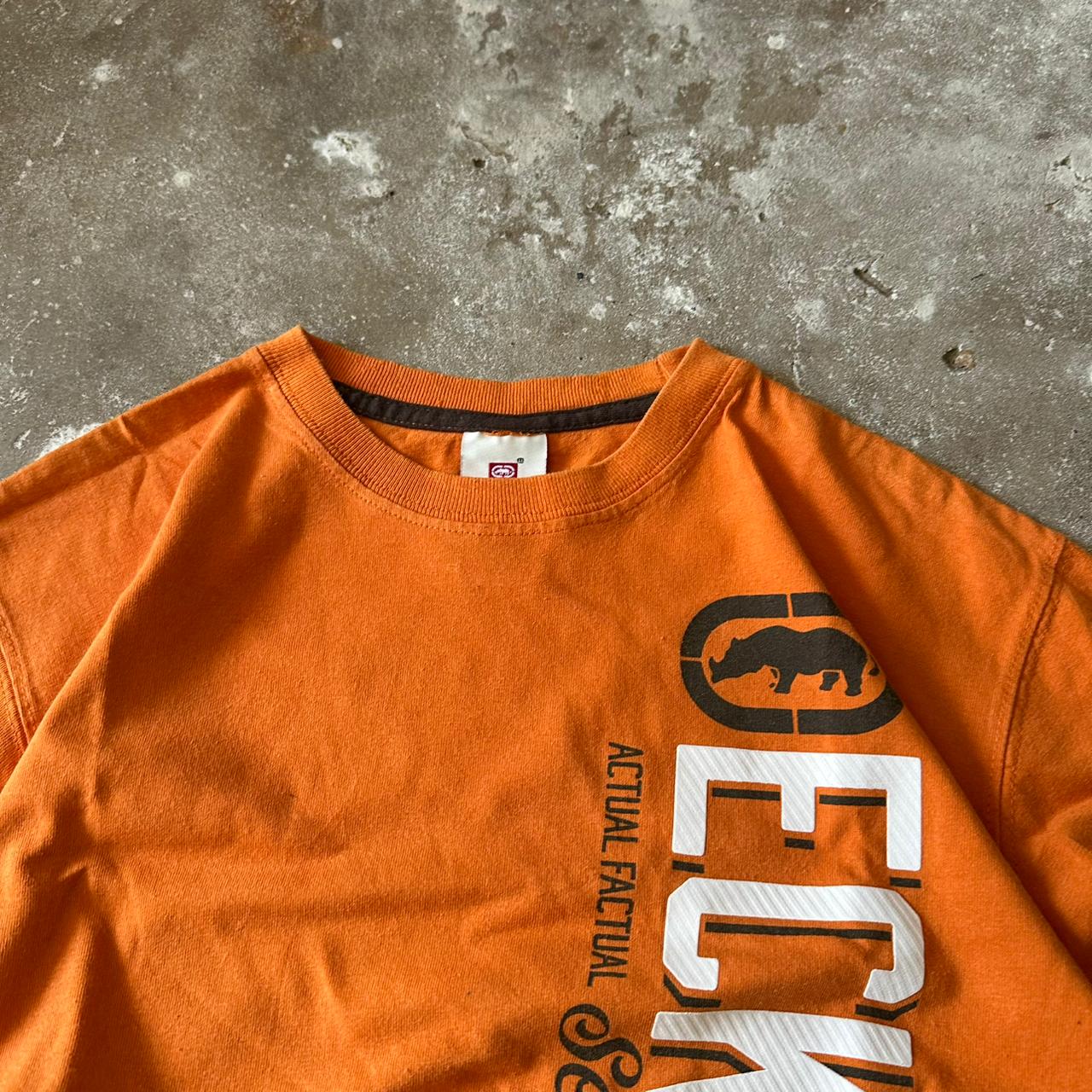 Ecko Unltd Orange Graphic T-Shirt - M