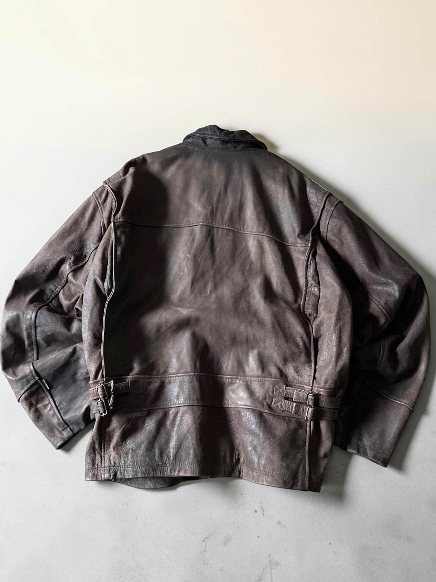 Oakwood Vintage Brown Leather Jacket - L