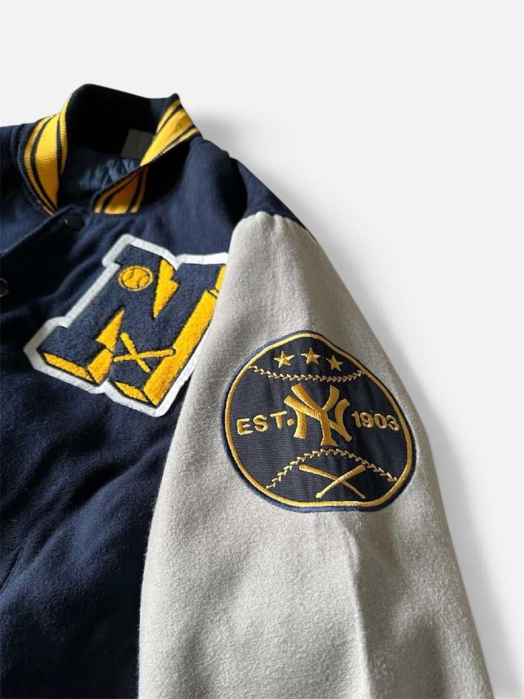 Vintage Majestic NY Yankees Varsity Jacket - 2XL