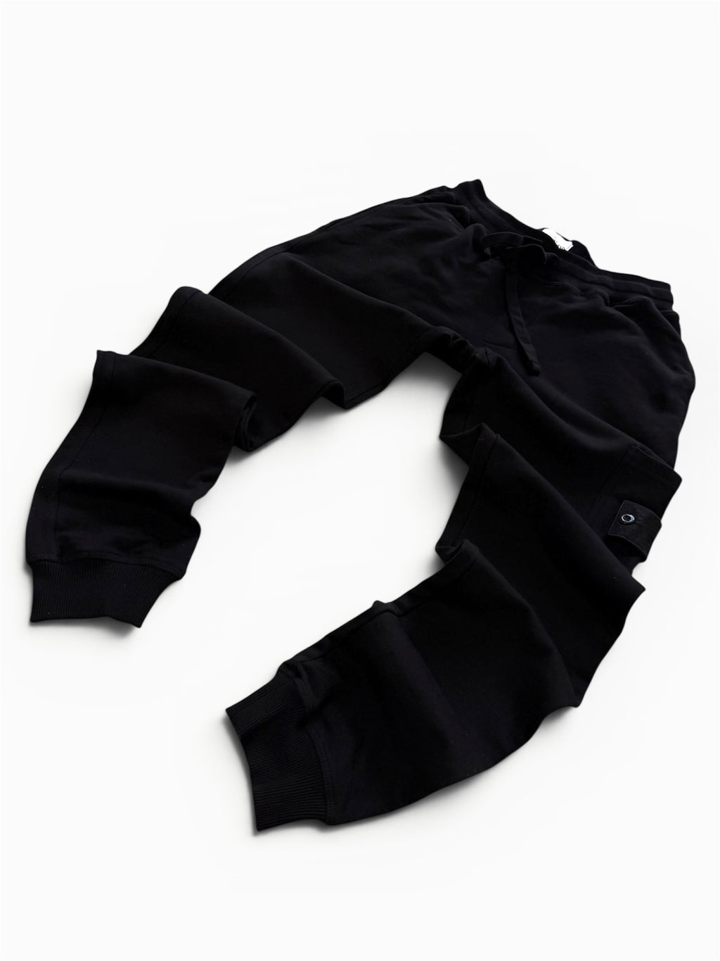 Stone Island black cargo sweatpants- S
