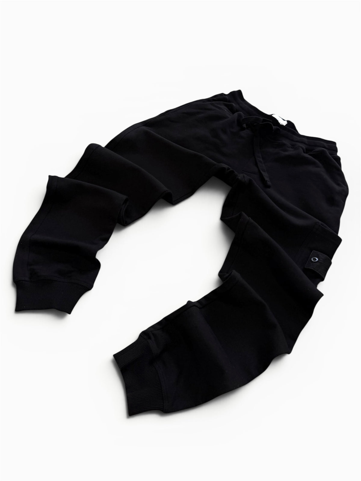 Stone Island black cargo sweatpants- S