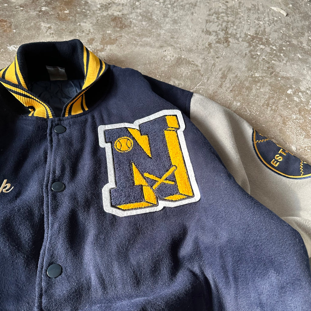 Vintage Majestic NY Yankees Varsity Jacket - 2XL
