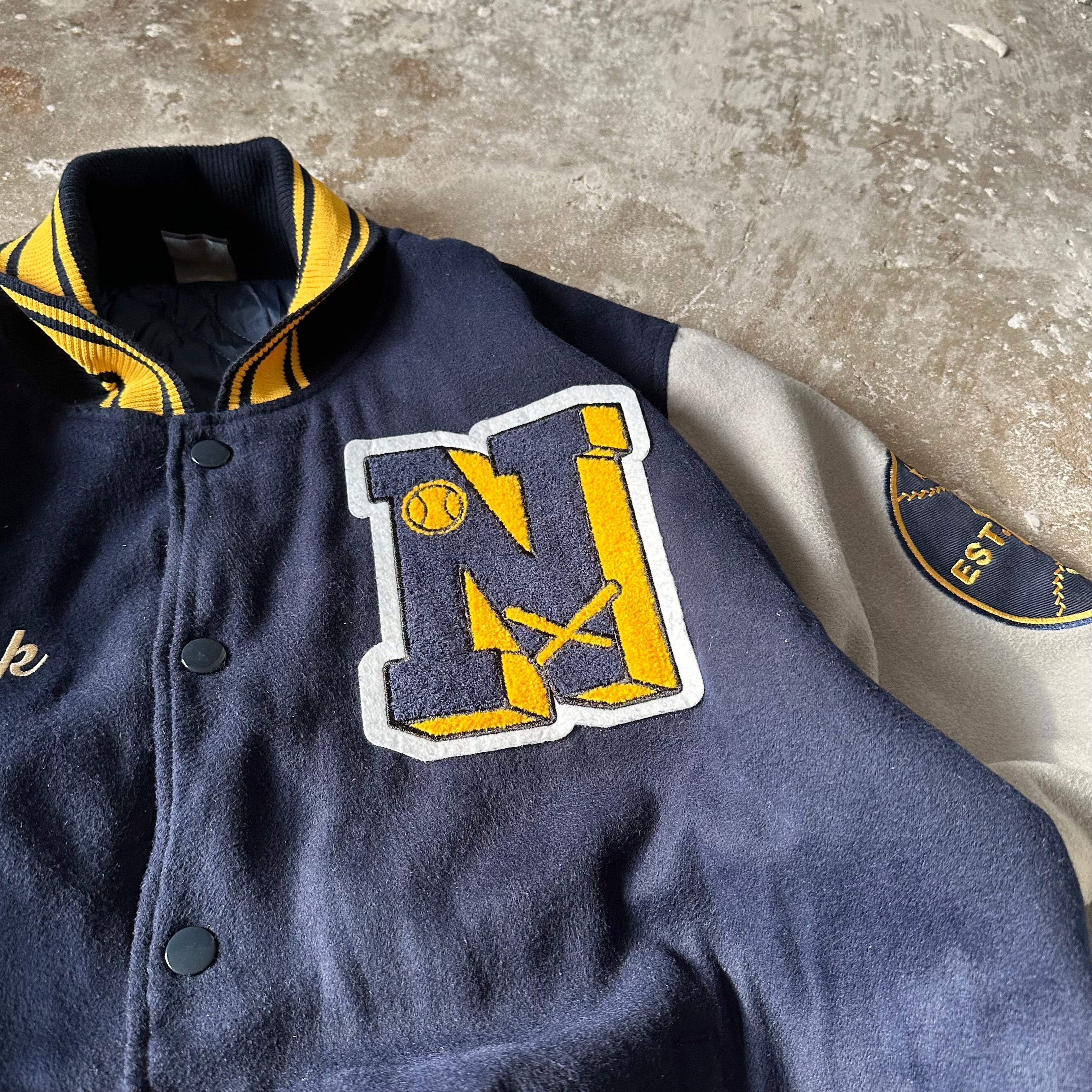 Vintage Majestic NY Yankees Varsity Jacket - 2XL