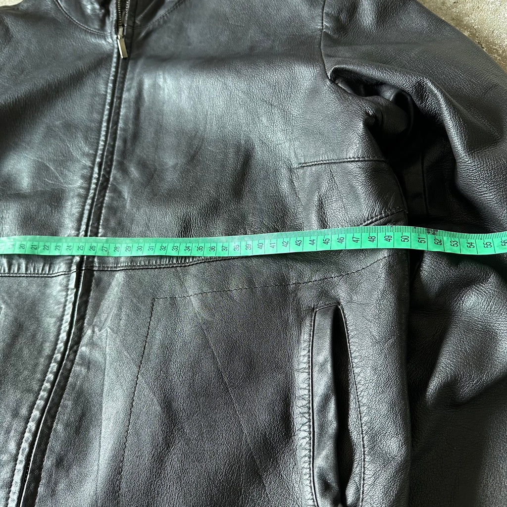 Brown Leather Jacket - M