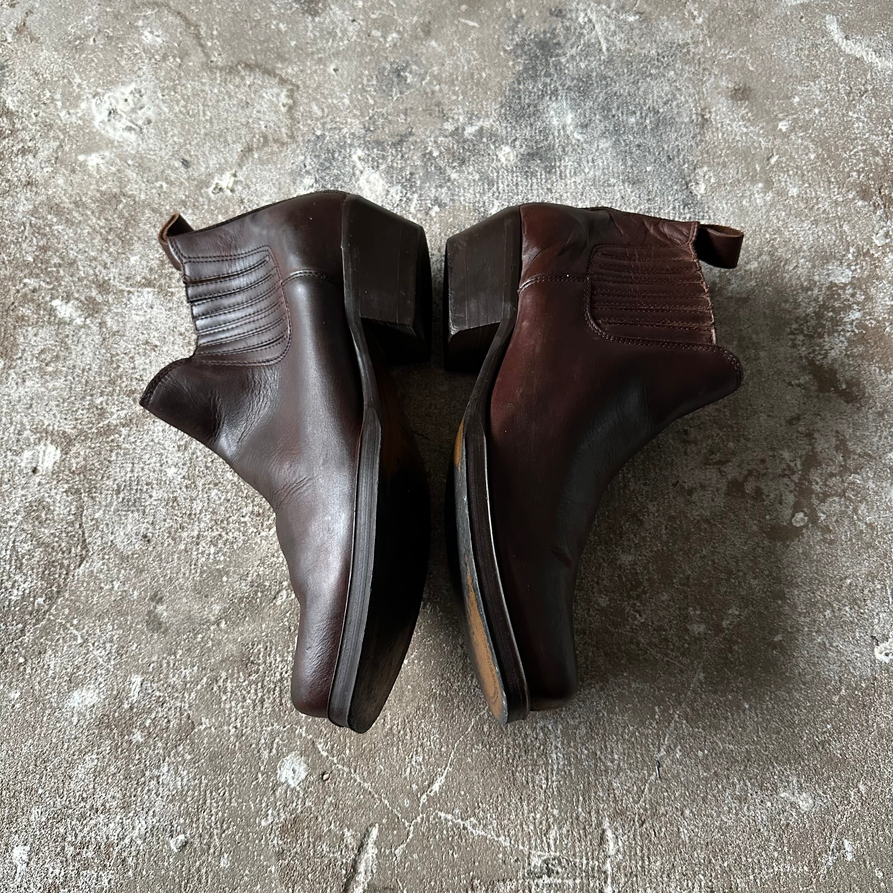 Brown Ankle Leather Boots - 42