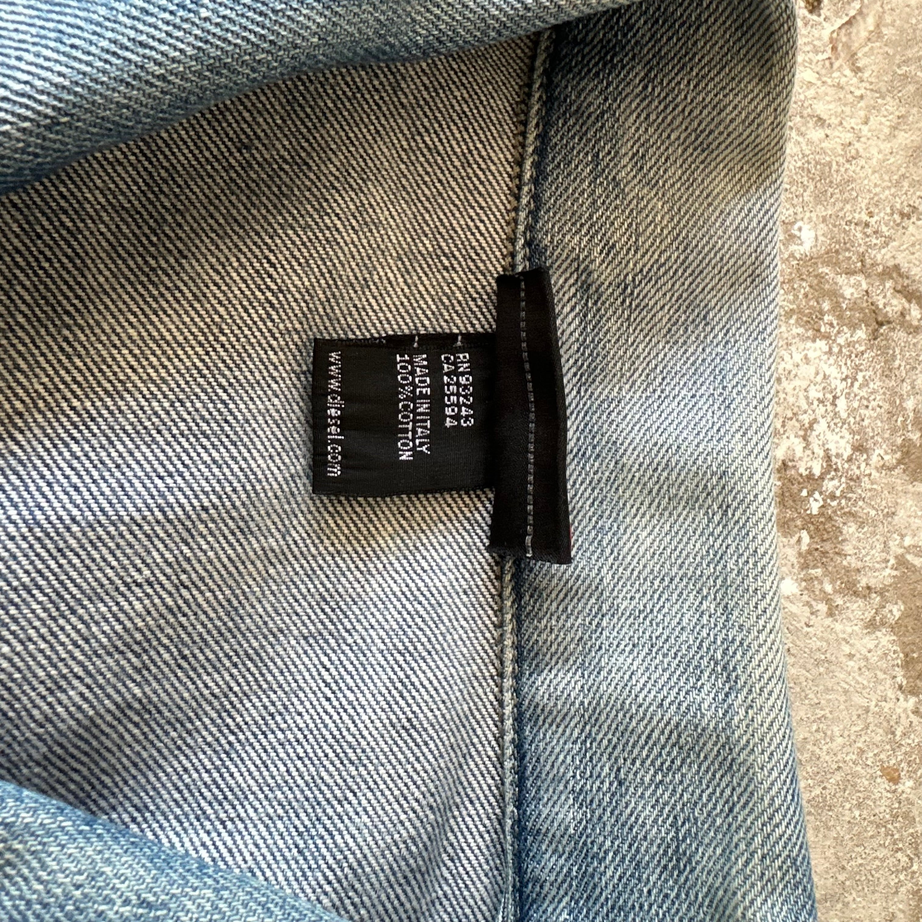 Vintage Diesel Washed Y2K Denim Jacket - 2XL