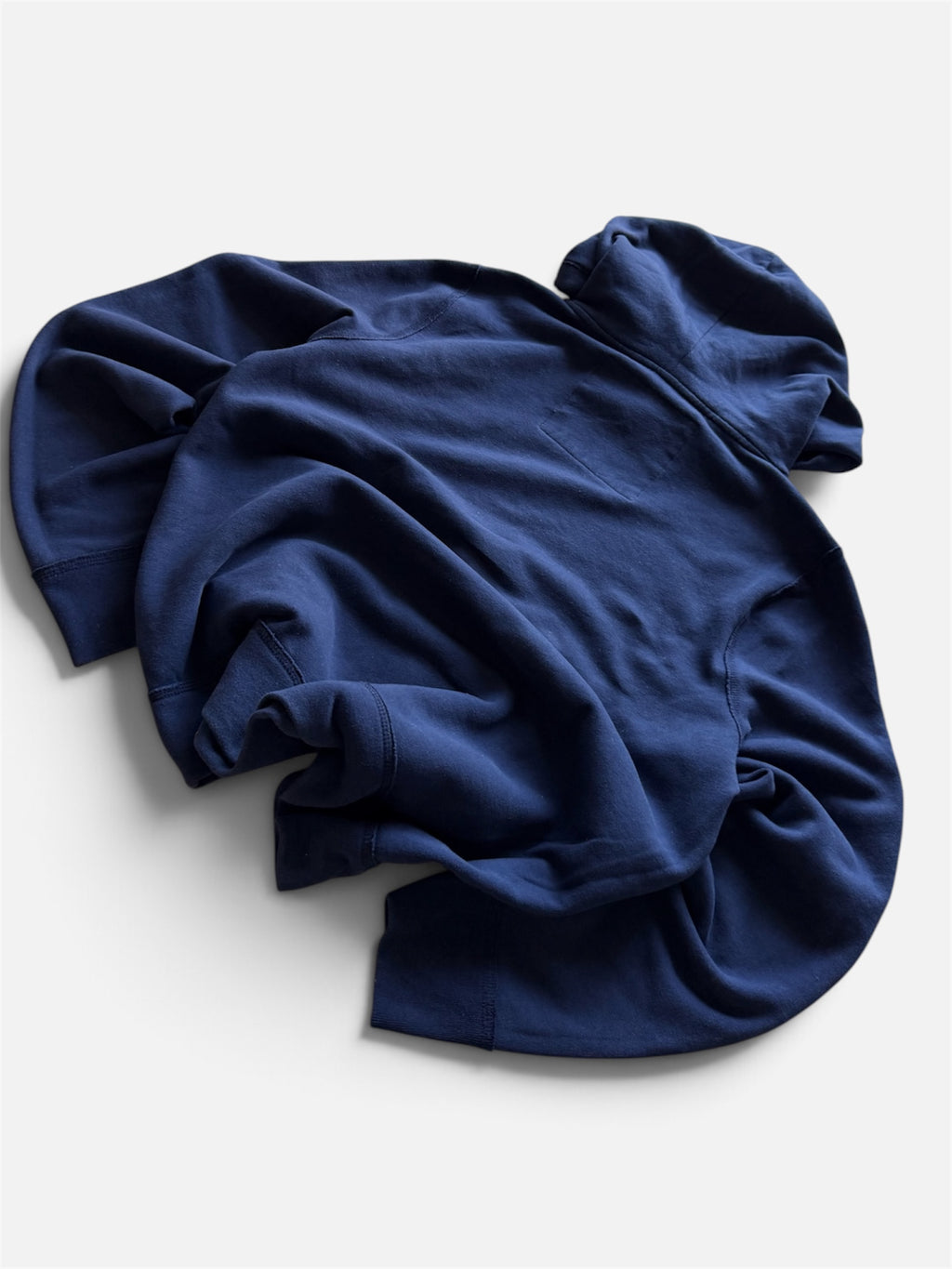 Hollister Pullover Hoodie, Navy Blue- M