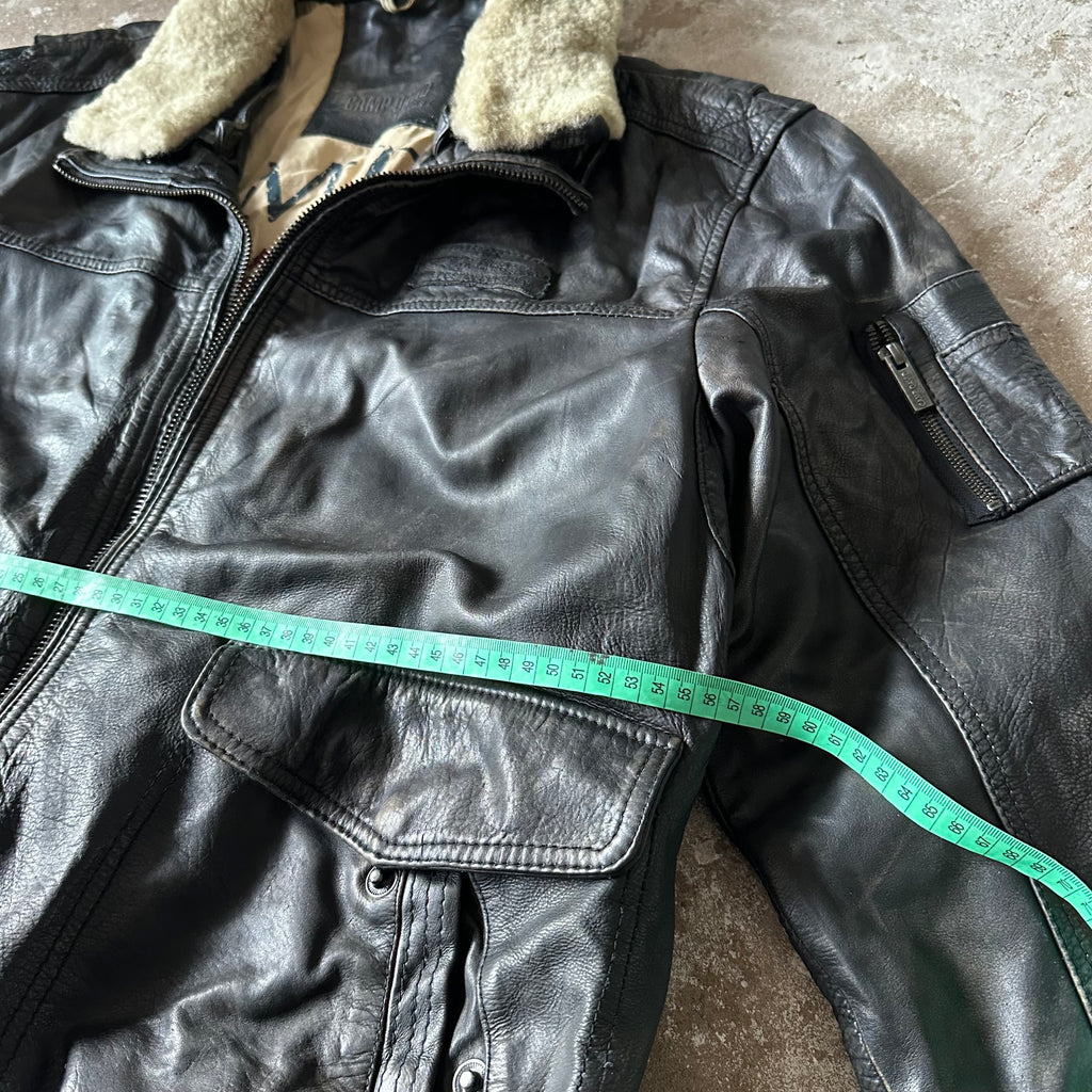 Camp David Leather Jacket - XL
