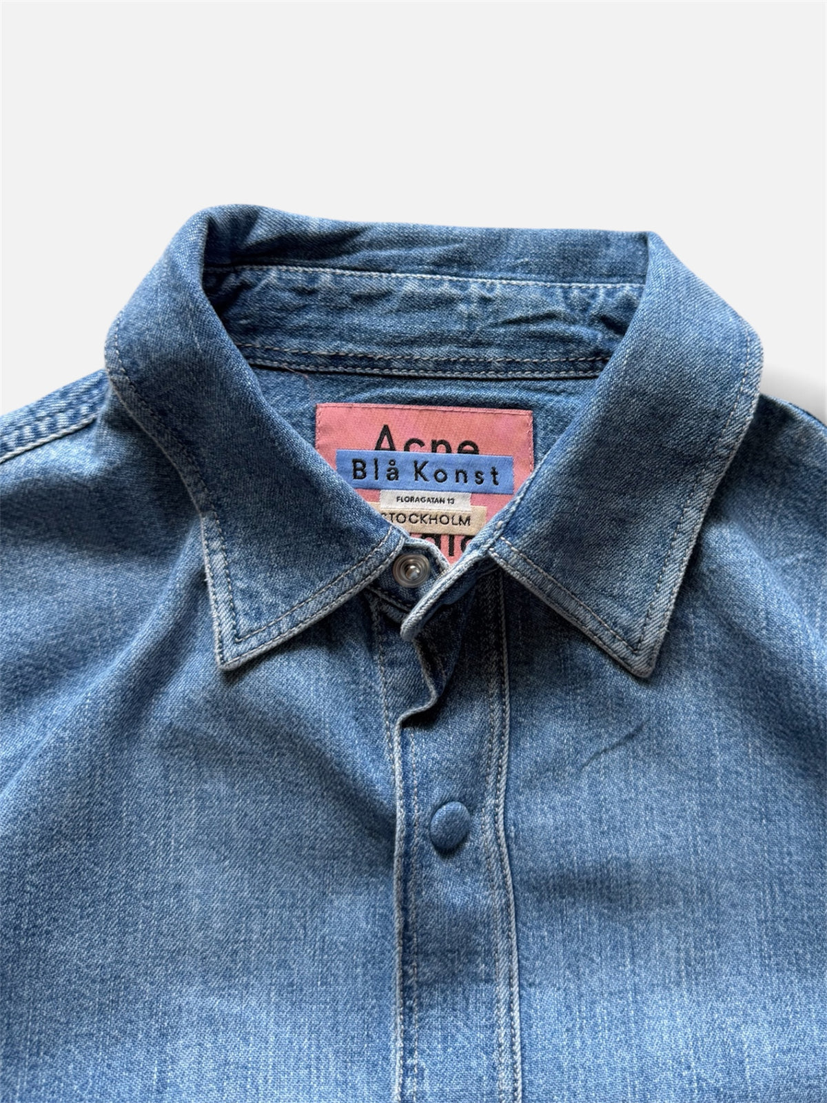 Acne Studios Blå Konst Denim Shirt- XXS