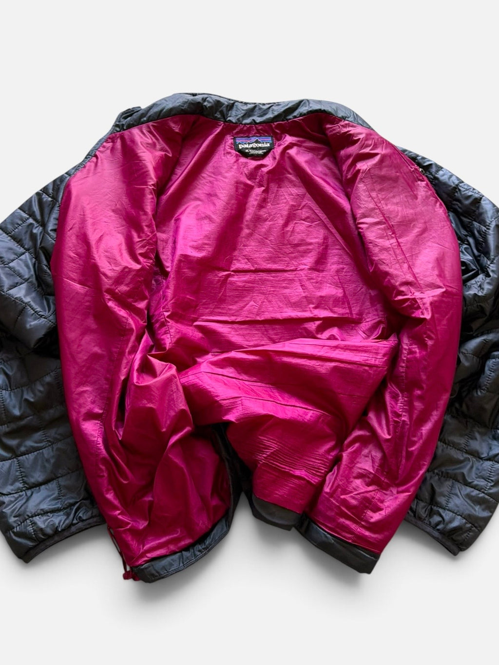 Patagonia Nano Puff Navy Magenta Lightweight Jacket- Women's XL