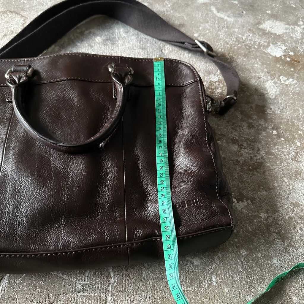 Fossil Genuine Leather Brown CrossBag