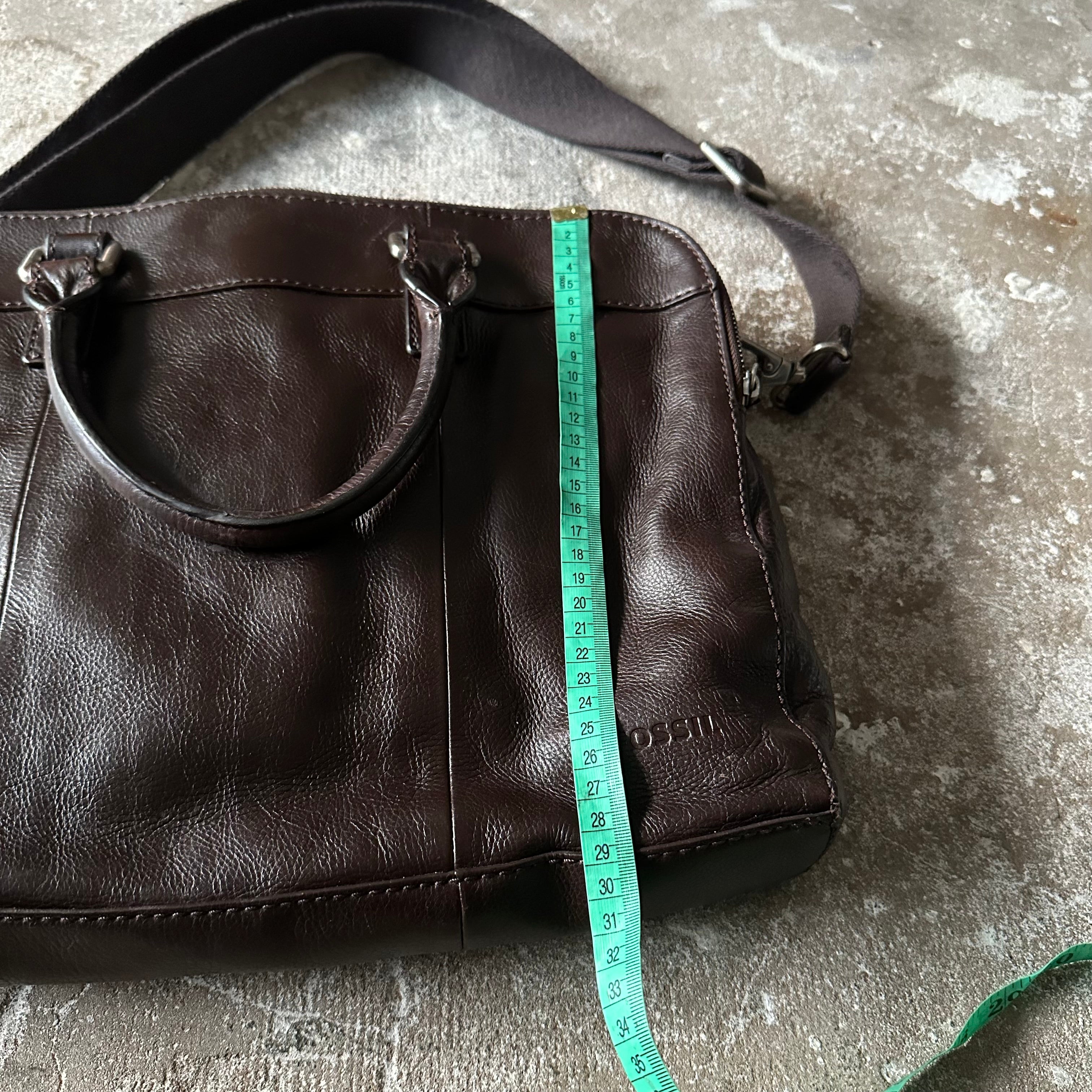 Fossil Genuine Leather Brown CrossBag