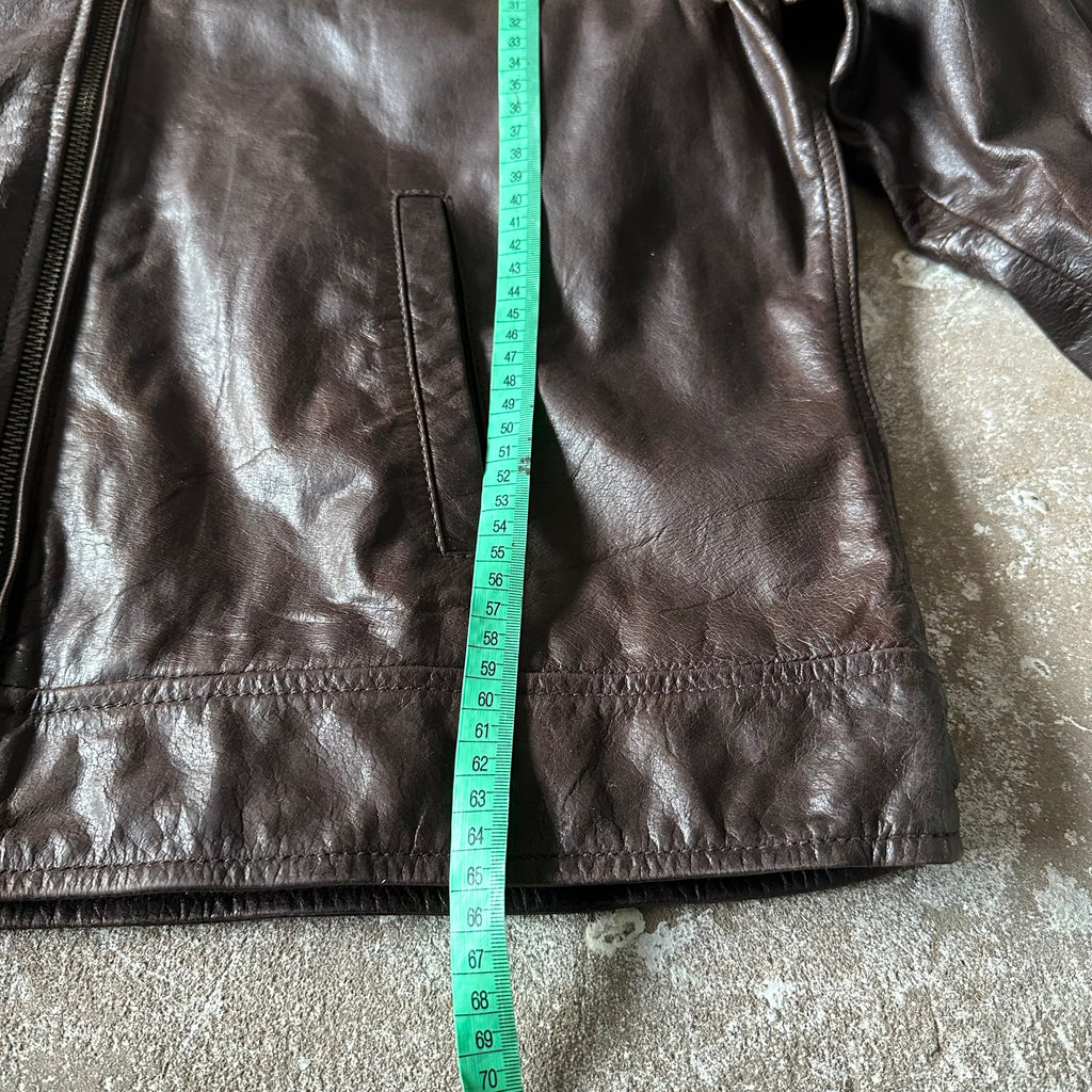 Oakwood Brown Leather Jacket - L