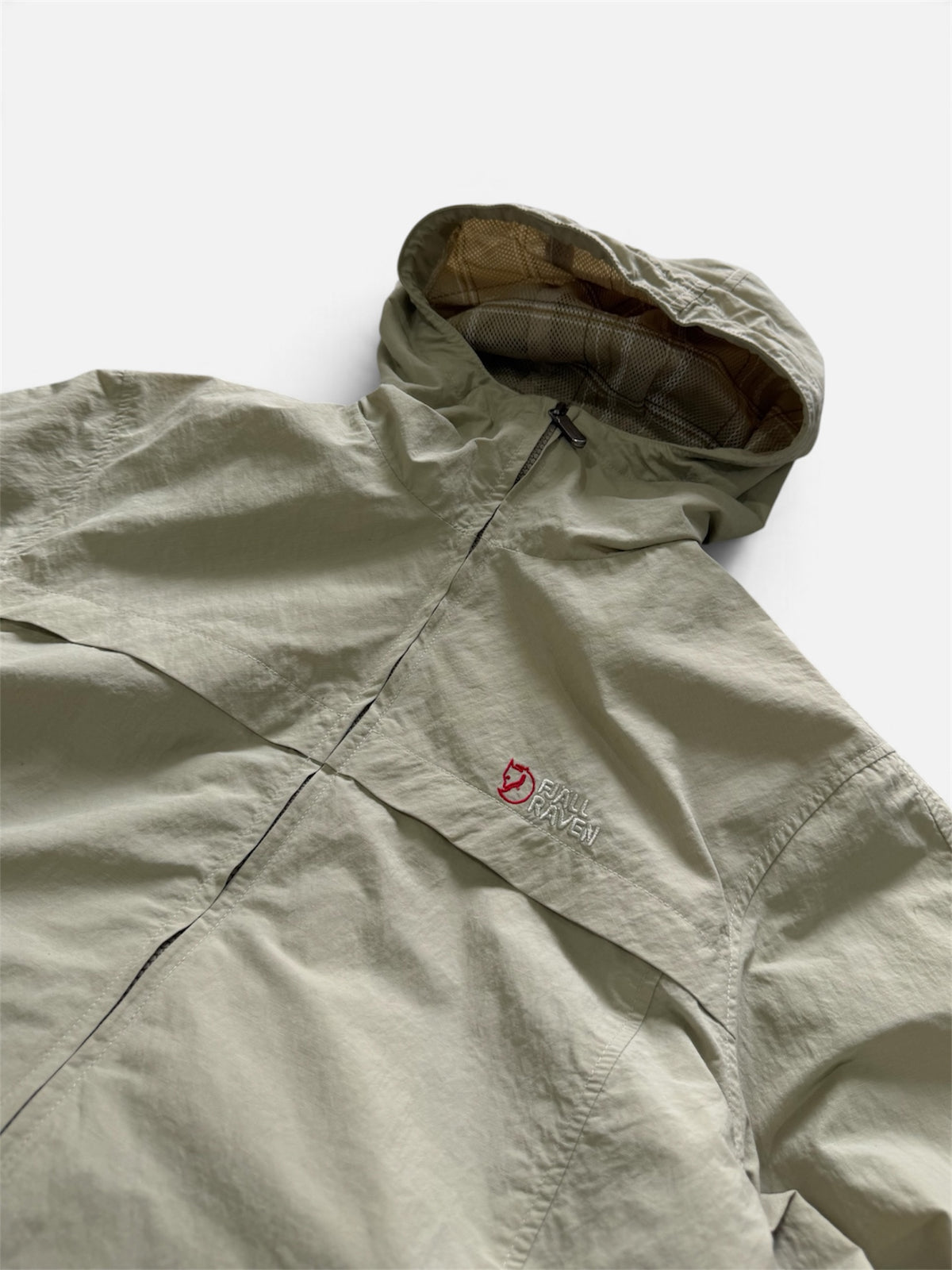 Vintage Fjällräven Hooded Jacket Beige Gorpcore- S