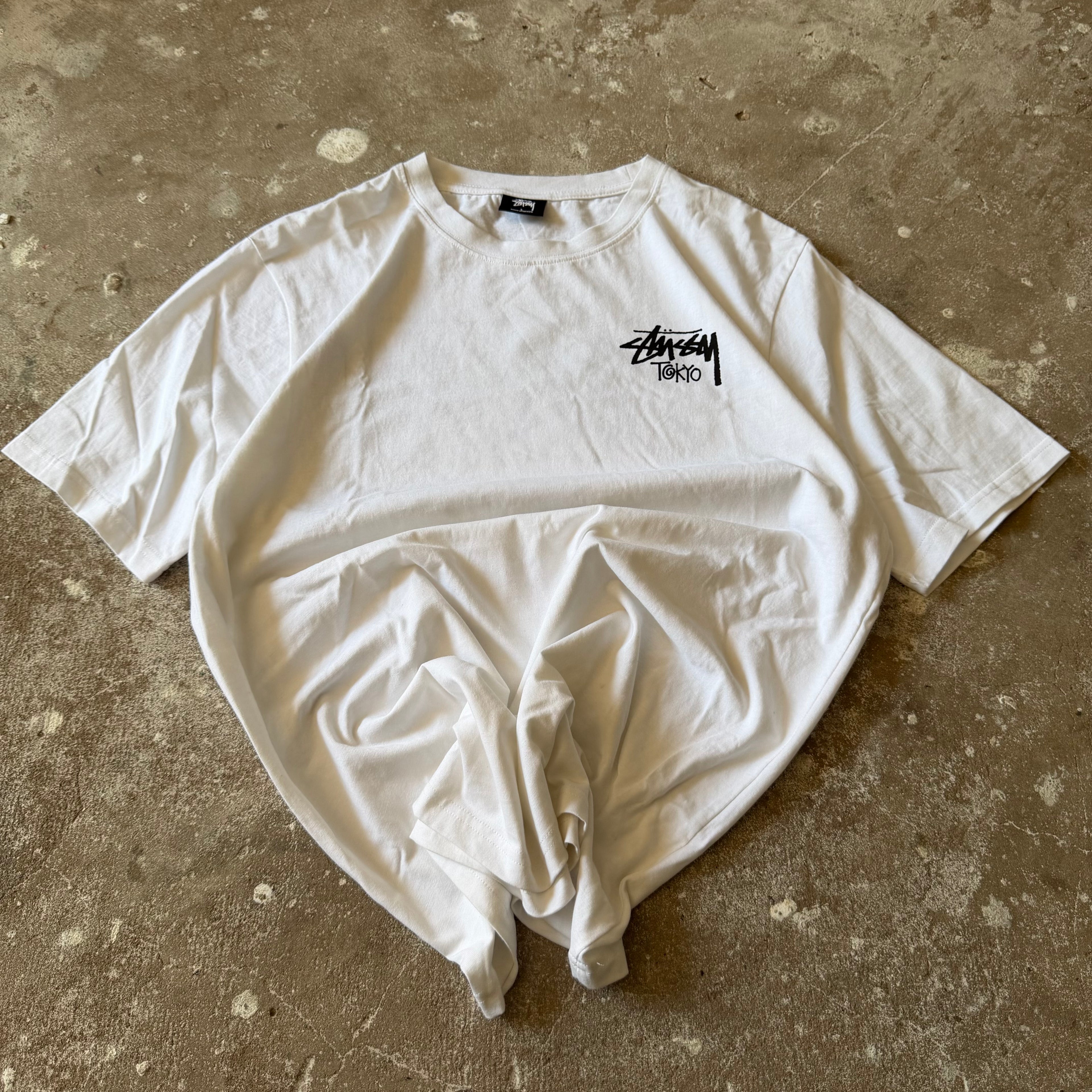 Stussy White Tshirt - L
