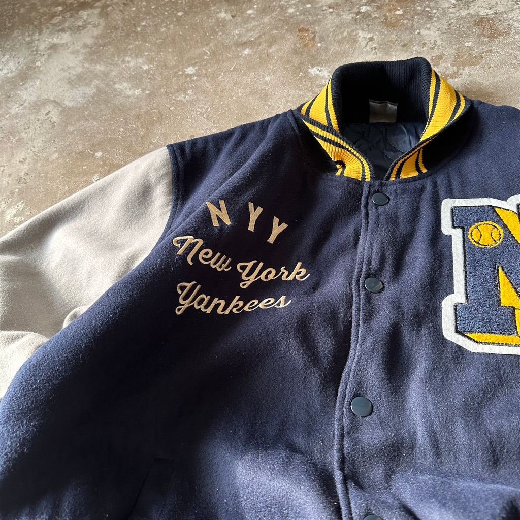 Vintage Majestic NY Yankees Varsity Jacket - 2XL